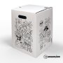 Hockolino | DIY- Coloring cardboard stool | Pirates | 300x300x420 mm