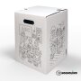 Hockolino | DIY- Coloring cardboard stool | Beginning of school | 300x300x420 mm