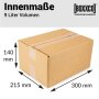 Single-wall folding boxes 300x215x140 mm | DIN A4 | A5