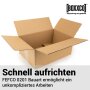 Single-wall folding boxes 345x235x140 mm