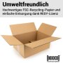 Single-wall folding boxes 345x235x140 mm