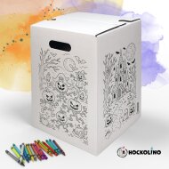 Hockolino | DIY-Ausmal-Papphocker | Halloween |...