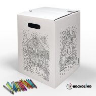 Hockolino | DIY-Ausmal-Papphocker | Weihnachten |...
