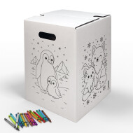 Hockolino | DIY-Ausmal-Papphocker | Polarwelt |...