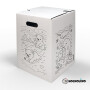 Hockolino | DIY-Ausmal-Papphocker | Polarwelt | 300x300x420 mm