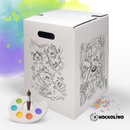 Hockolino | DIY-Ausmal-Papphocker | Monsterchen |...