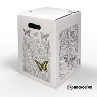 Hockolino | DIY- Coloring cardboard stool | Butterflies |...