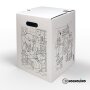 Hockolino | DIY Coloring Cardboard Stool | Animal Clinic | 300x300x420 mm