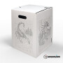 Hockolino | DIY-Ausmal-Papphocker | Riesenmonster | 300x300x420 mm