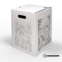 Hockolino | DIY Coloring Cardboard Stool | Horses | 300x300x420 mm