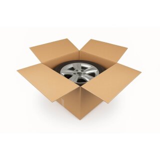 Double-walled folding boxes 630x620x250-480 mm tire box / rim box 15-19 inches