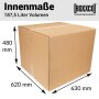 Double-walled folding boxes 630x620x250-480 mm tire box / rim box 15-19 inches