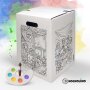 Hockolino | DIY Coloring Cardboard Stool | Summer & Gaming | 300x300x420 mm