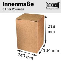 Komplettsets Bag-in-Box 3 Liter + BOXXCO Abfüllhalter gratis dazu