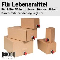 Komplettsets Bag-in-Box 3 Liter + BOXXCO Abfüllhalter gratis dazu