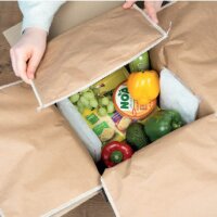 Kraftpapierliner 400x400x300 mm I Größe XL