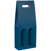 Tragekarton Saphirblau - stabile Präsentverpackung...