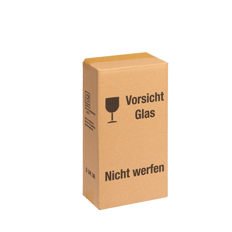 Versandverpackungen für Präsentkartons I 2x 0,75l I 204x106x360 mm