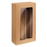 Präsentkarton mit Sichtfenster - Passepartout Natura...