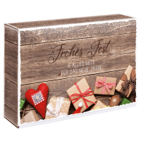 Präsentkarton Weihnachtswünsche - stabile &...