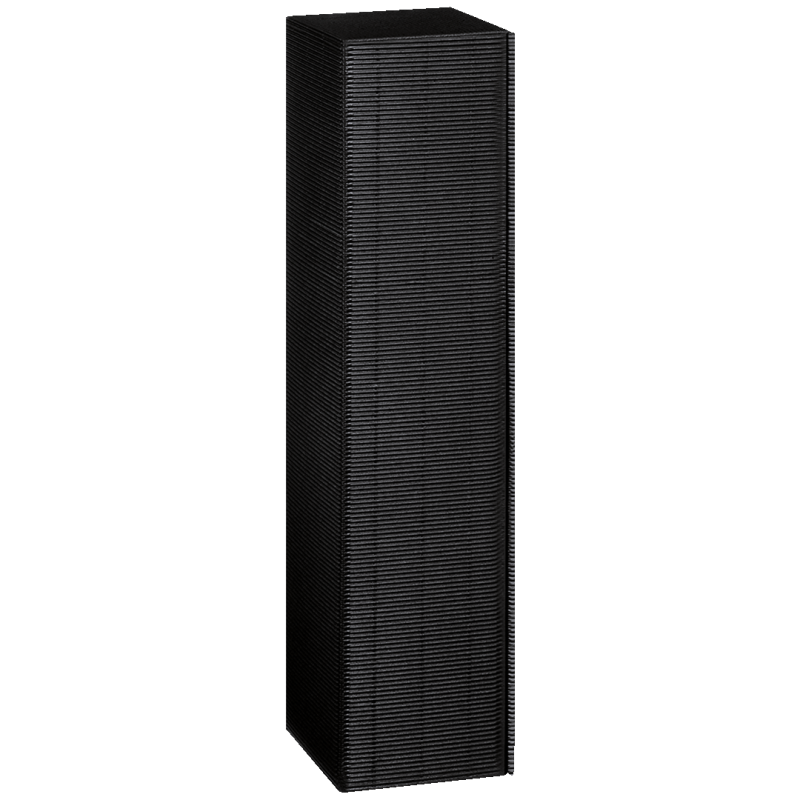 Präsentkarton Schwarz - stabile & nachhaltige Verpackungslösung aus Wellpappe