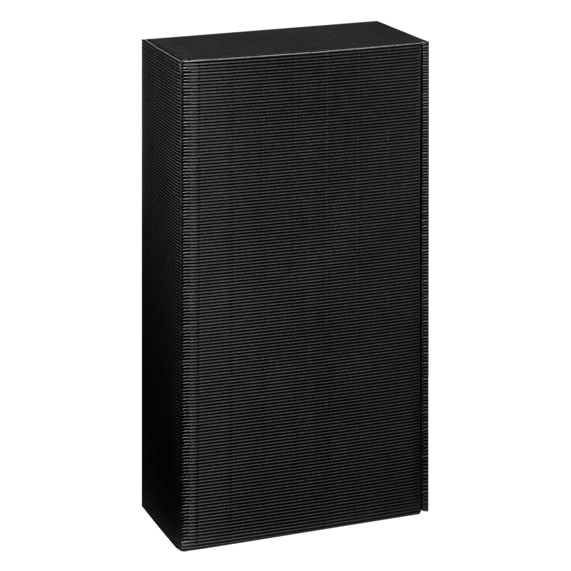 Präsentkarton Schwarz - stabile & nachhaltige Verpackungslösung aus Wellpappe