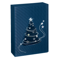 Präsentkarton - Lichterglanz Saphirblau - 3 x 0,75 l...