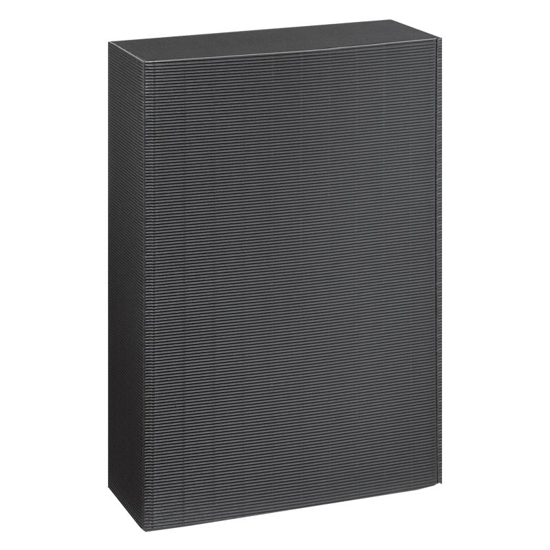 Präsentkarton Anthrazit - stabile & nachhaltige Verpackungslösung aus Wellpappe