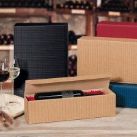 Präsentkarton Intenso Schwarz - stabile & nachhaltige Verpackungslösung aus Wellpappe