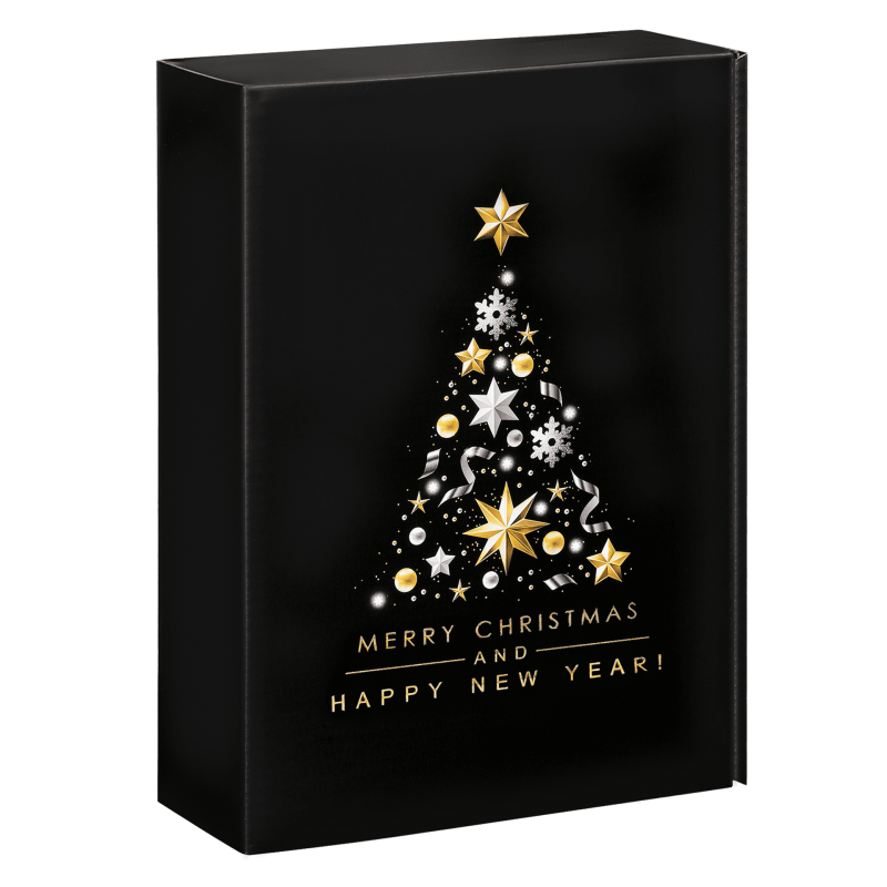 Präsentkarton Best Wishes - stabile & nachhaltige Verpackungslösung aus Wellpappe