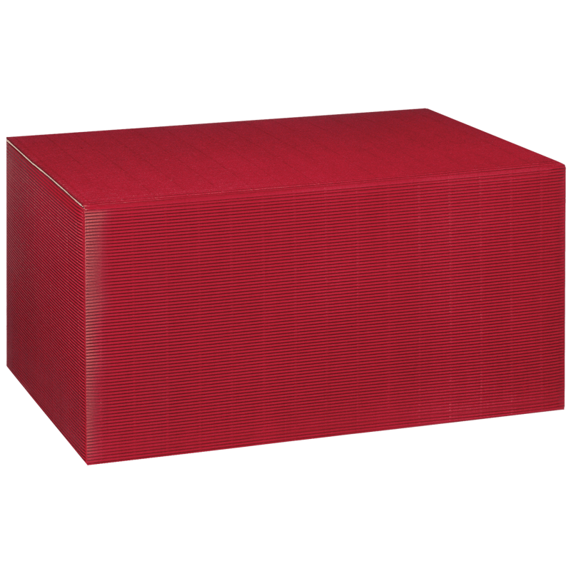 Präsentkarton Bordeaux - stabile & nachhaltige Verpackungslösung aus Wellpappe