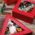 Geschenkboxen Rot I Sichtfenster I mittel I 198x190x99 mm