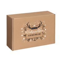 Delikatessenkarton Frohe Weihnachten - stabile &...