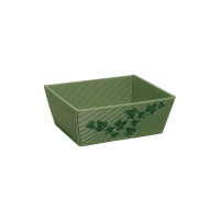 Präsentkorb Viereckig Efeu - stabile &...