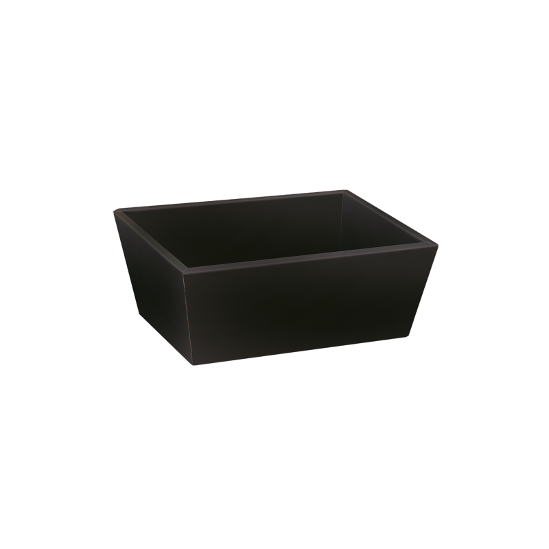 Präsentkorb Ecoline Schwarz - stabile & nachhaltige Verpackungslösung aus Wellpappe