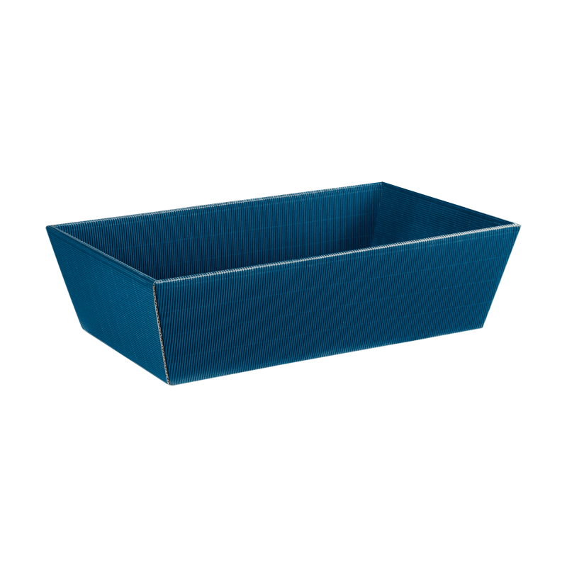Gift Baskets Square Wave Structure Sapphire Blue I medium I 336x196x110