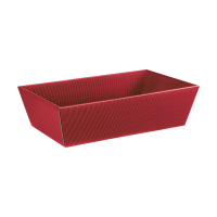 Präsentkorb Viereckig Bordeaux - stabile &...