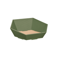 Präsentkorb Sechseckig Oliv - stabile &...