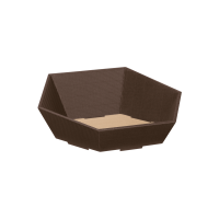 Präsentkorb Sechseckig Braun - stabile &...