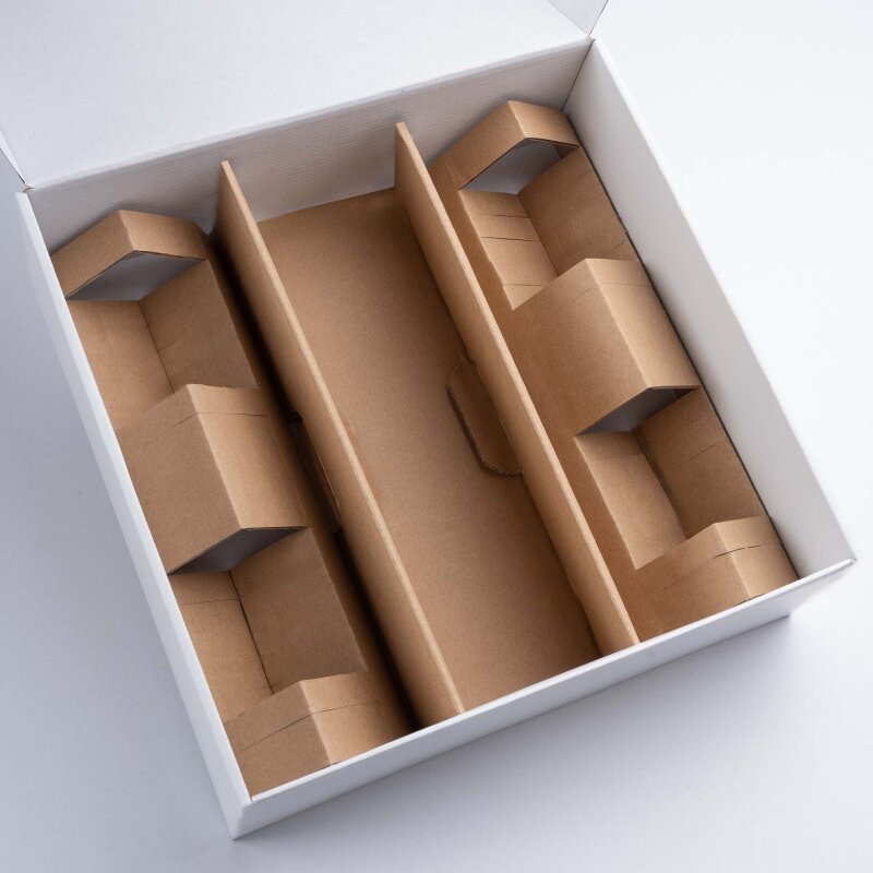 Geschenkbox Natura - stabile & nachhaltige Verpackungslösung aus Wellpappe