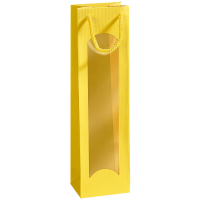 Papiertüte Gelb - stabile Präsentverpackung mit...