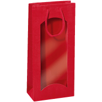 Geschenktüte Rot - stabile Präsentverpackung...