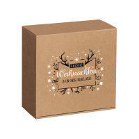 Geschenkbox Frohe Weihnachten - stabile & nachhaltige...