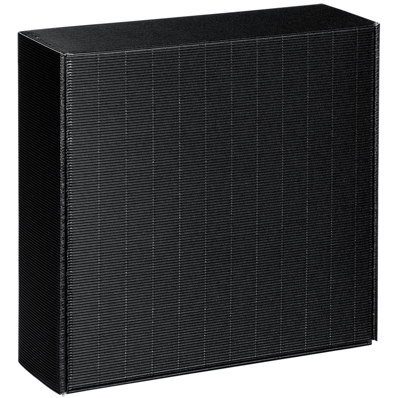 Geschenkboxen Schwarz I mittel I 198x190x99 mm