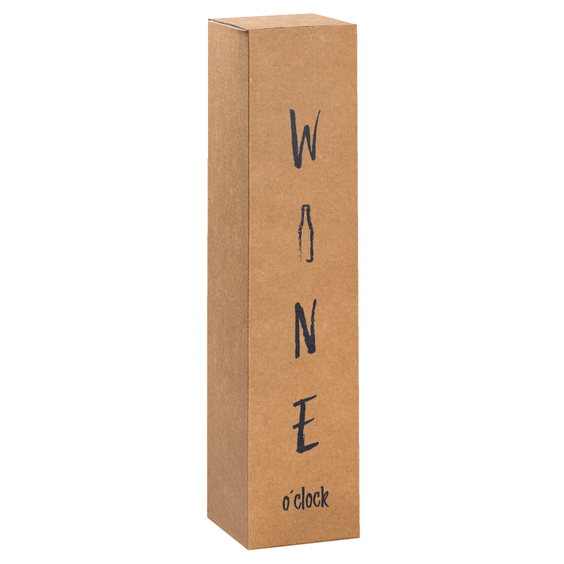 Faltschachtel Wine o‘clock - stabile & nachhaltige Verpackungslösung aus Wellpappe