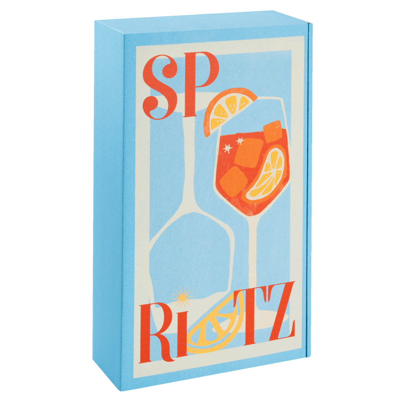 Präsentkarton Summertime - stabile & nachhaltige Verpackungslösung aus Wellpappe