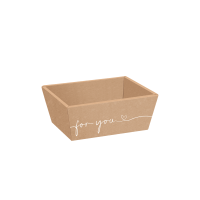 Präsentkorb Viereckig For You - stabile &...