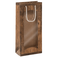 Papiertüte Vintage - stabile Präsentverpackung...