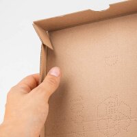 Stülpdeckelkartons DIN A4 305x215x100 mm