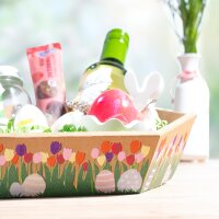 Präsentkörbe sechseckig Frühlingsnest I mini I Ø 215 mm I 162x155x44-74 mm